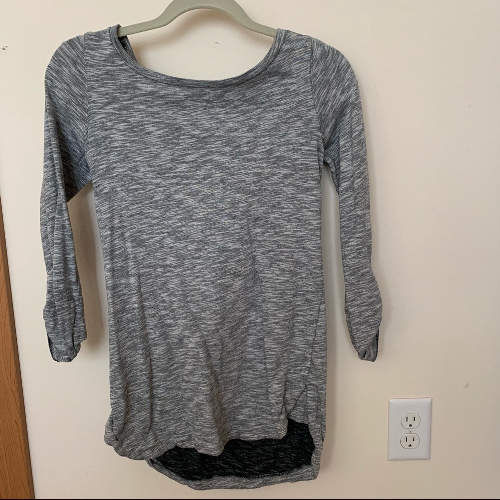 Merona Gray Tunic with Zipper
